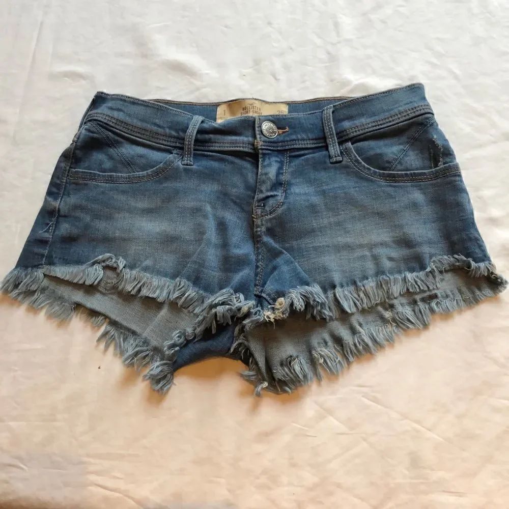 Hollister Shorts Blue cut off Size 1 W25 Junior